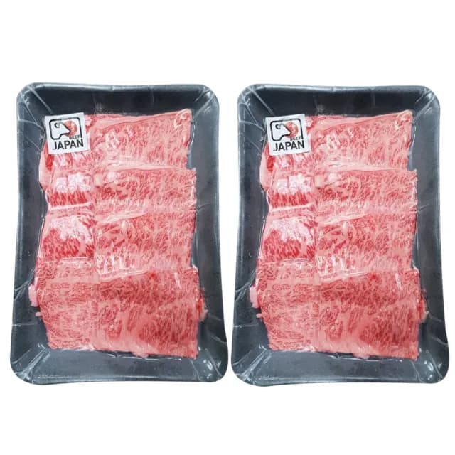 【好神】日本頂級和牛霜降肉片2盒組(約10-15片-100g/盒/中秋烤肉/火鍋/燒烤)