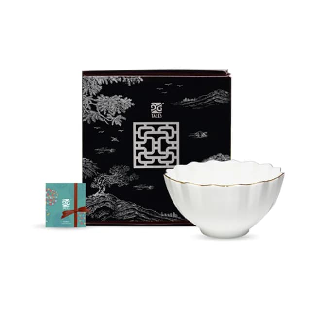 【TALES 神話言】花窗舞影-萬福芝蓮．碗(文創 禮品 禮物 收藏)