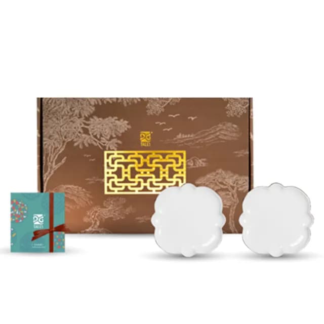 【TALES 神話言】花窗舞影-菱鳶海棠．碟(文創 禮品 禮物 收藏)