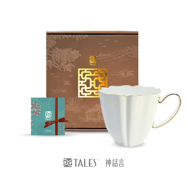 【TALES 神話言】花窗舞影-骨瓷馬克杯(文創 藝術 創新 器皿 禮物)