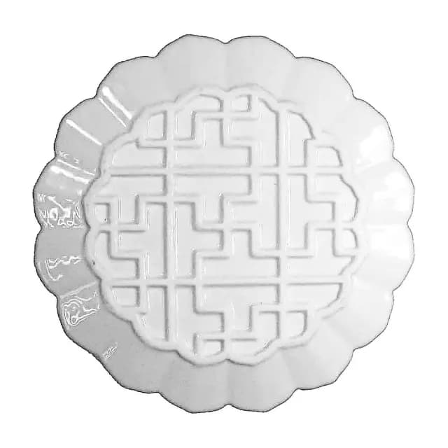 【TALES 神話言】花窗舞影-萬福芝蓮．盤(文創 禮品 禮物 收藏)