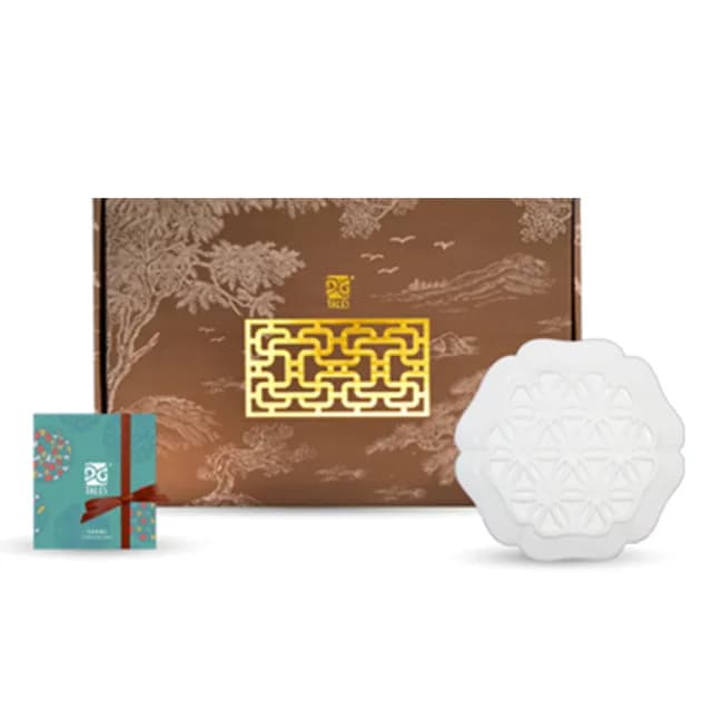 【TALES 神話言】花窗舞影-繁花錦葵．盤(文創 禮品 禮物 收藏 骨瓷)