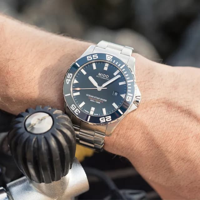【MIDO 美度】官方授權 水鬼 Ocean Star 海洋之星600米陶瓷潛水機械錶 手錶 送禮 推薦(M0266081104100)