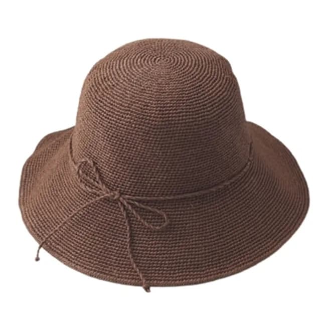 【米蘭精品】現貨+預購 草帽防曬遮陽漁夫帽(純色簡約時尚百搭女帽子母親節禮物4色73rp16)