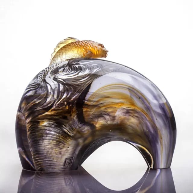 【琉璃工房 LIULI】直上九萬里青天  入厝禮/轉任/感謝(送禮/琉璃/禮物/水晶/藝術品/禮贈/企業)