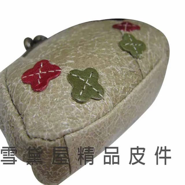 【SNOW.bagshop】情人節禮物 真皮 零錢包鑰匙包100%進口牛皮復古轉釦設計(真皮包包 萬用包小型輕巧方便可放