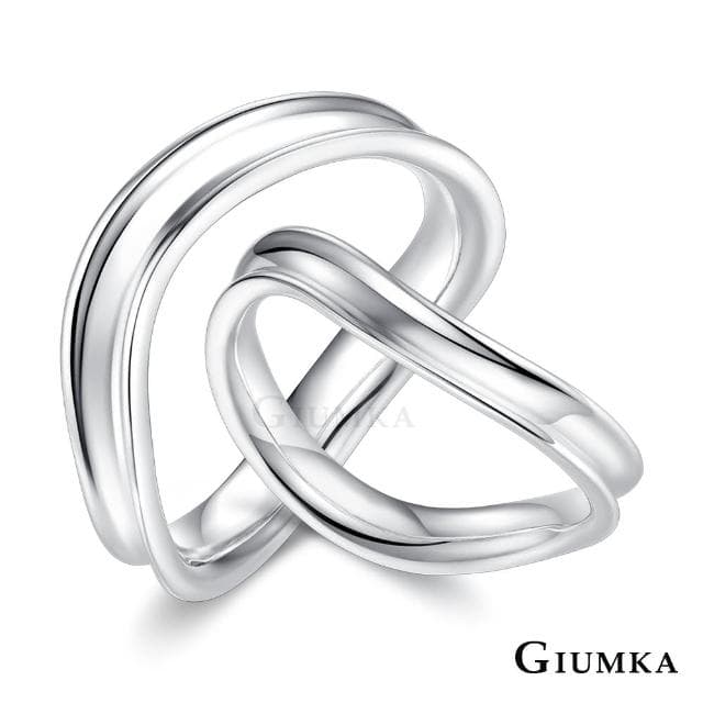 【GIUMKA】情人節禮物．純銀情侶戒指．開運尾戒(銀色)