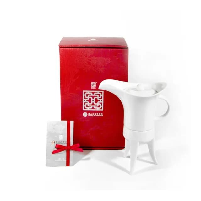 【TALES 神話言】國寶雅翫-廣盛高爵 白瓷(文創 禮品 禮物 收藏)