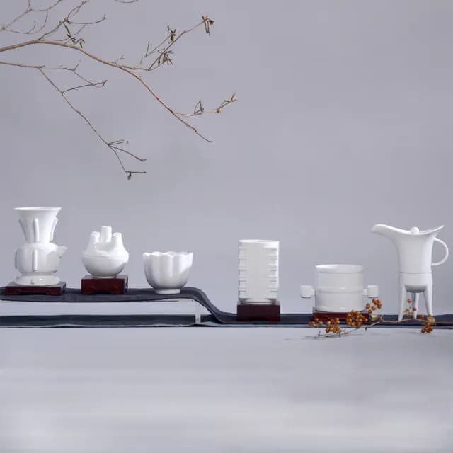【TALES 神話言】國寶雅翫-廣盛高爵 白瓷(文創 禮品 禮物 收藏)