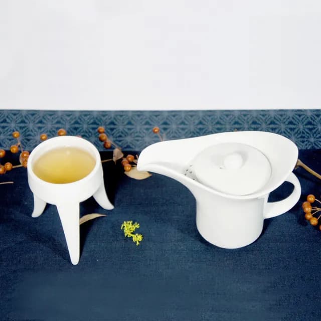 【TALES 神話言】國寶雅翫-廣盛高爵 白瓷(文創 禮品 禮物 收藏)