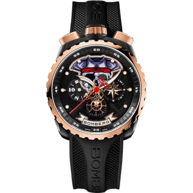 【BOMBERG】炸彈錶 Bolt-68 系列 海盜骷髏船長特別版計時碼錶-45mm 送禮 禮物 推薦(BS45CHPPKBA.PIR-1.3)