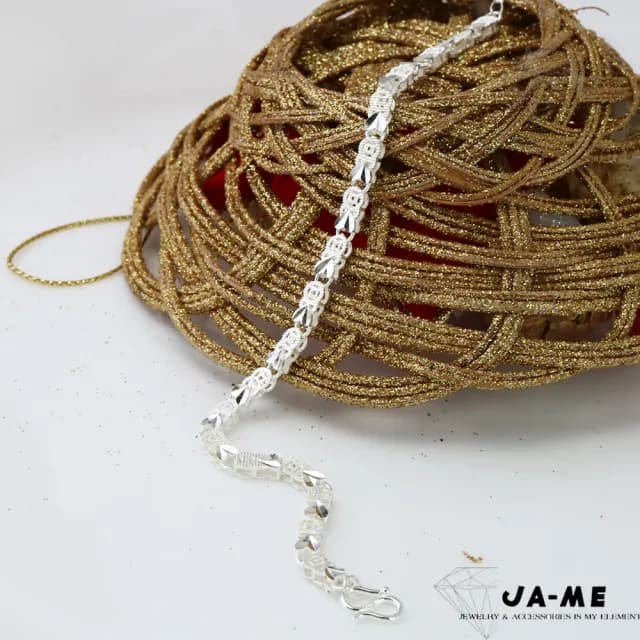 【xmono】千足銀財源滾滾手鍊(雙11/禮物/現貨)