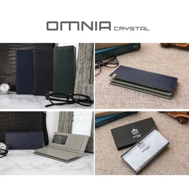 【OMNIA】父親節禮物 韓國tie真皮包包 男用長夾 NO.1166A(男長夾 長皮夾)