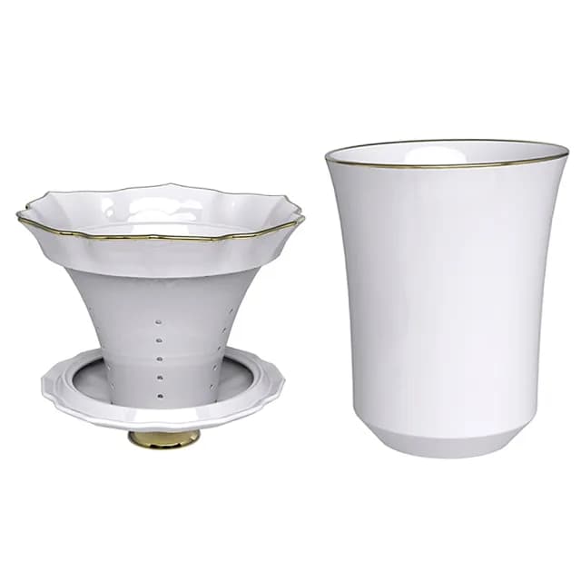 【TALES 神話言】花窗舞影-馬克蓋杯(文創 禮品 禮物 收藏 骨瓷)