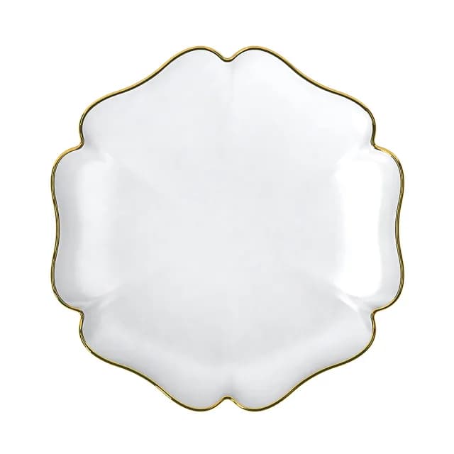 【TALES 神話言】花窗舞影-繁花錦葵．16CM大盤(文創 禮品 禮物 收藏)