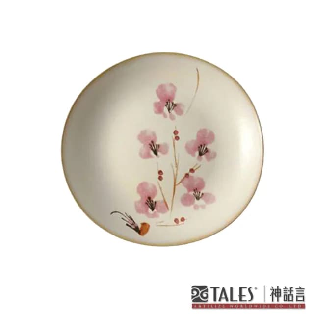 【TALES 神話言】百花薈-中盤梅花 百花富貴茶餐具(文創 禮品 禮物 收藏)