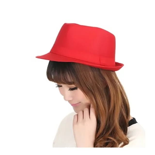【米蘭精品】現貨+預購 爵士帽禮帽(英倫復古純色簡約時尚情人節生日聖誕節交換禮物女帽子5色71k70)