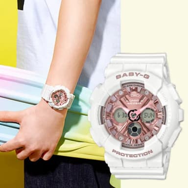 【CASIO 卡西歐】BABY-G 人氣手錶/白 送禮 禮物 推薦(BA-130-7A1)
