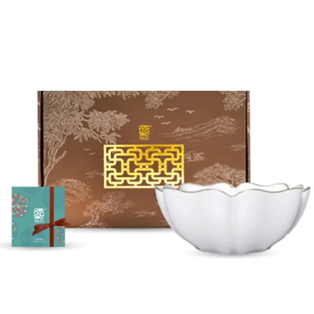 【TALES 神話言】花窗舞影-繁花錦葵．湯碗(文創 禮品 禮物 收藏)