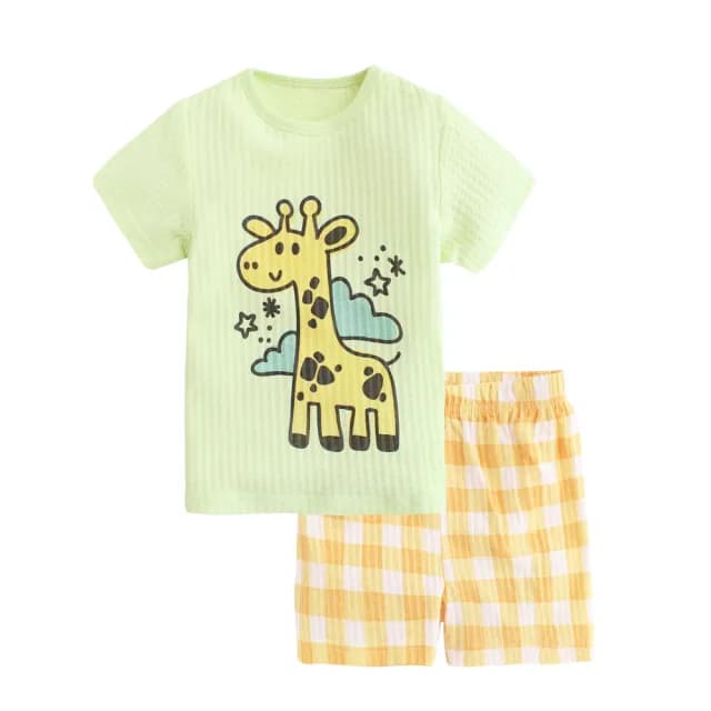 【Baby童衣】休閒套裝 居家套裝 兒童套裝 夏日輕薄涼感童裝 90067(童裝 兒童睡衣)