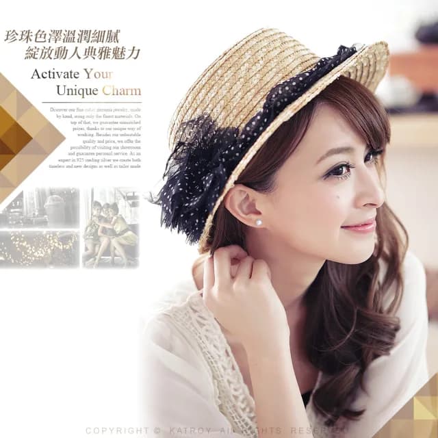 【KATROY】天然珍珠(8.0- 9.0mm．母親節禮物．純銀耳環)