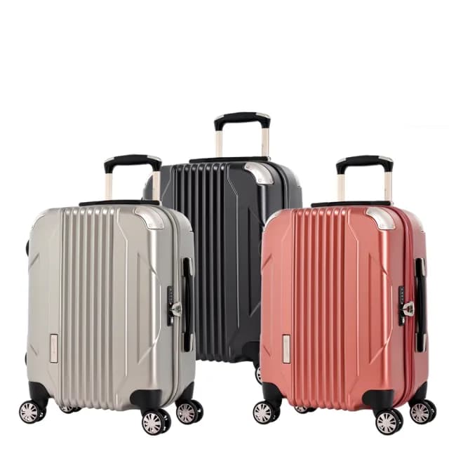 【eminent 萬國通路】官方旗艦館 - 20吋 香檳色防爆拉鍊PC行李箱  KG65(共三色)