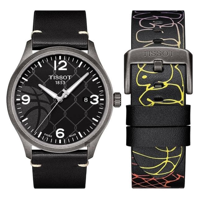 【TISSOT 天梭 官方授權】CHRONO XL 3X3 街頭籃球特別版手錶 母親節 禮物 送禮(T1164103606700)