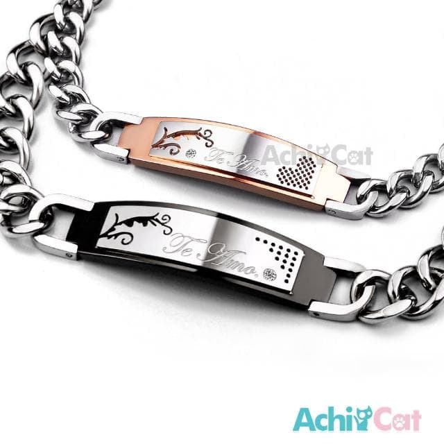 【AchiCat】情侶手鍊．低敏(新年禮物)