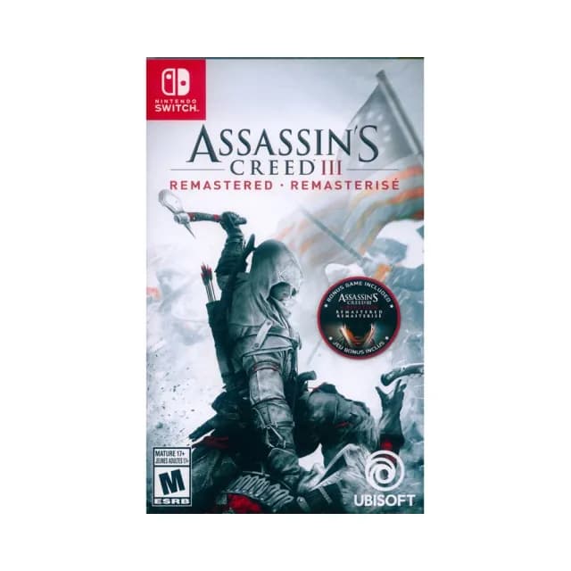 【Nintendo 任天堂】NS Switch 刺客教條 3+自由使命 重製版 中英日文美版(Assassins Creed)