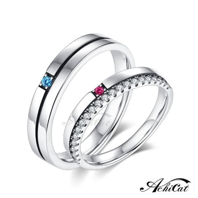 【AchiCat】情侶925純銀戒指．訂情結婚戒(新年禮物)