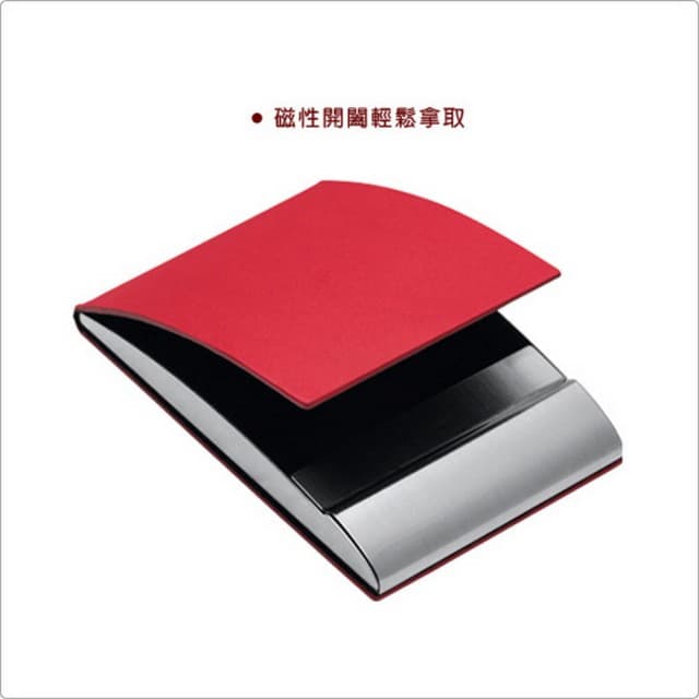 【REFLECTS】Vannes直式名片盒 紅 / 證件夾 卡夾 畢業禮物 新鮮人必備