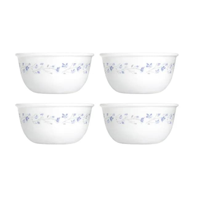 【CorelleBrands 康寧餐具】絕美紫薇4件式飯碗組(403)