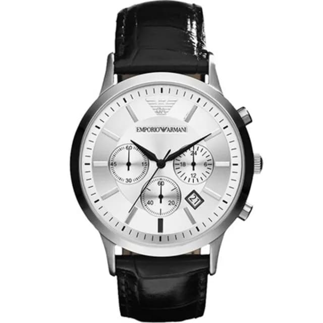 【EMPORIO ARMANI】復古時尚經典手錶 禮物(AR2432)