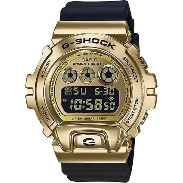 【CASIO 卡西歐】G-SHOCK DW-6900 25周年金屬手錶 畢業禮物 送禮(GM-6900G-9)