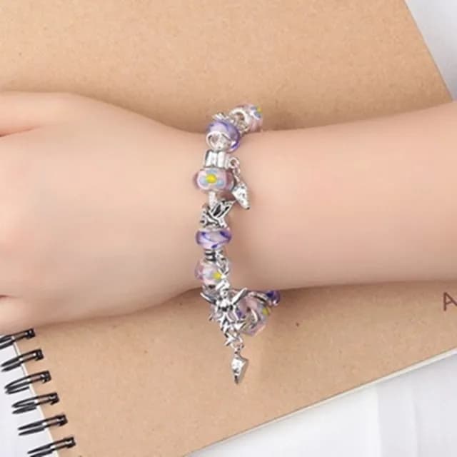 【米蘭精品】現貨+預購 串珠手鍊(琉璃珠飾品精美小精靈時尚母親節情人節生日聖誕節交換禮物女飾品72l35)