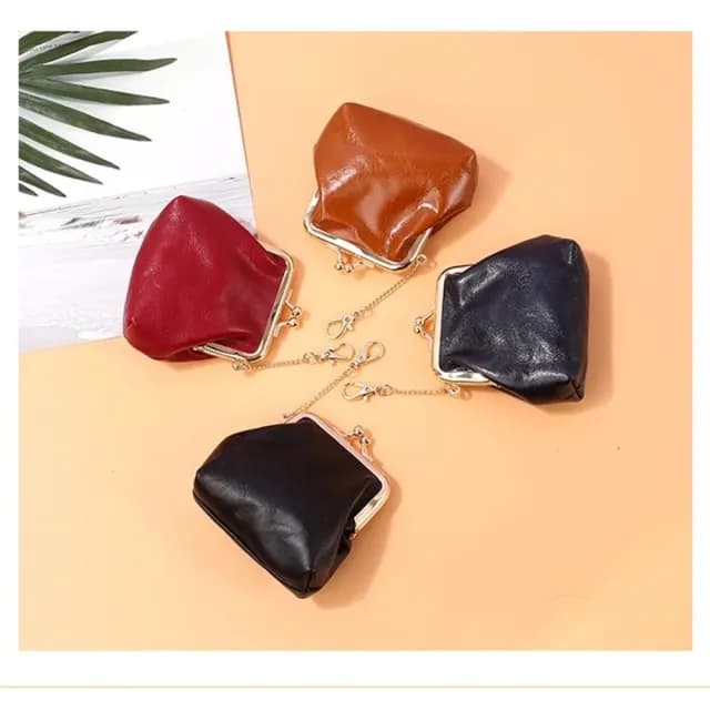 【玩皮工坊】雙11 真皮頭層油蠟牛皮復古女士口金零錢包硬幣包口紅包女夾LH681(真皮包包 8款可選