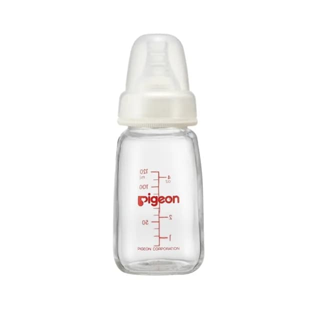 【Pigeon貝親 官方直營】一般口徑玻璃奶瓶120ml