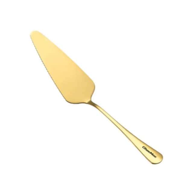 【樂邁家居】質感不鏽鋼 三角 披薩鏟 蛋糕刀(四色任選 質感餐具)