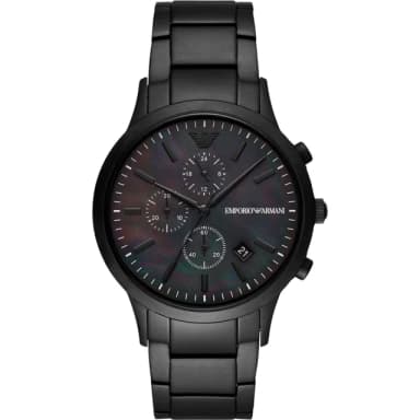 【EMPORIO ARMANI】亞曼尼 RENATO三眼計時男錶-43mm 禮物 送禮 推薦(AR11275)