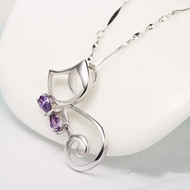 【米蘭精品】現貨+預購 925純銀項鍊鑲鑽吊墜(簡約時尚優雅大方母親節情人節生日聖誕節禮物女飾品73fy27)