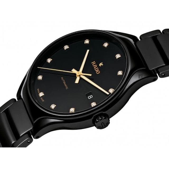 【Rado 雷達表 官方授權】TRUE真我系列鑽石陶瓷機械錶-40mm R03推薦 送禮 禮物 推薦(R27056732)