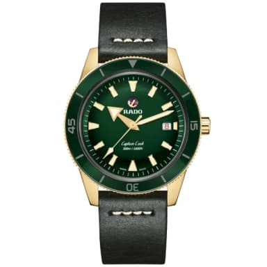 【Rado 雷達表 官方授權】庫克船長青銅自動機械錶-42mm R03推薦 送禮 禮物 推薦(R32504315)