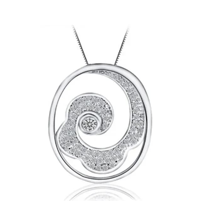 【米蘭精品】現貨+預購 925純銀項鍊鑲鑽吊墜(韓版時尚耀眼迷人母親節情人節生日聖誕節禮物女飾品73fy68)