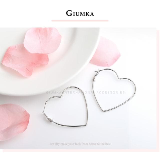 【GIUMKA】愛心耳環 ．耳針式(新年禮物)