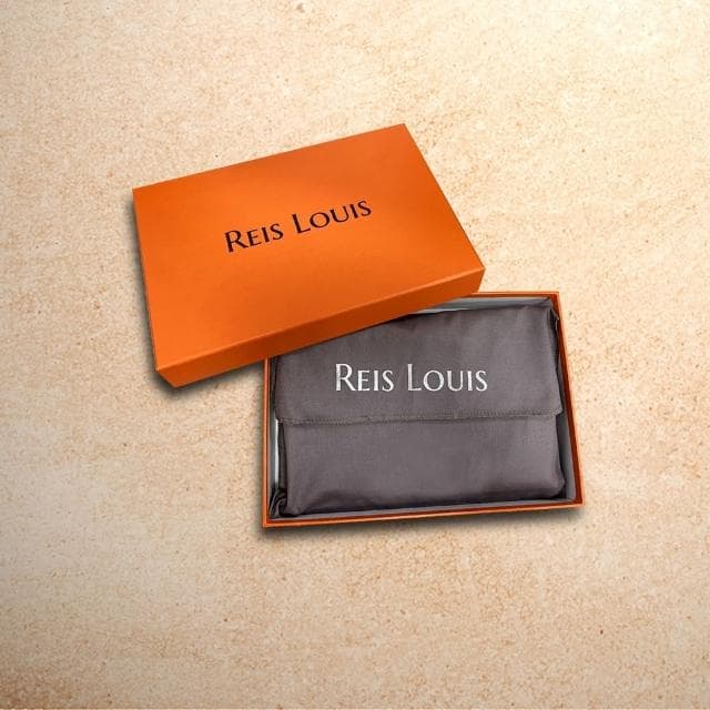 【REIS LOUIS 李斯路易斯】母親節禮物 雙拉鍊素面男士牛皮手拿包(素面 牛皮手拿包)