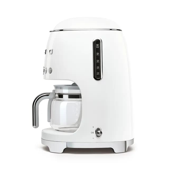 【SMEG】義大利濾滴式咖啡機-珍珠白(DCF02WHUS)