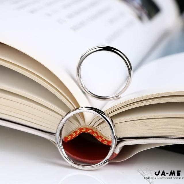 【JA-ME】千足銀情侶對戒 素雅光面(母親節禮物/現貨)