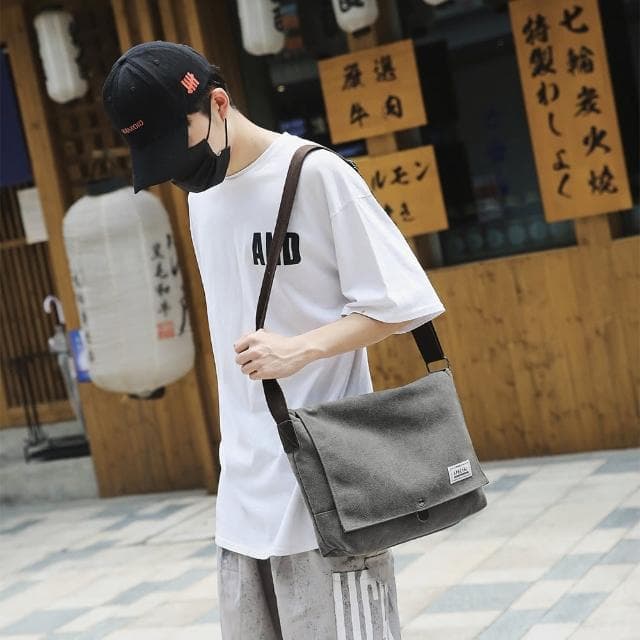 【E.City】母親節禮物 日系復古帆布休閒書包(大容量收納更多)