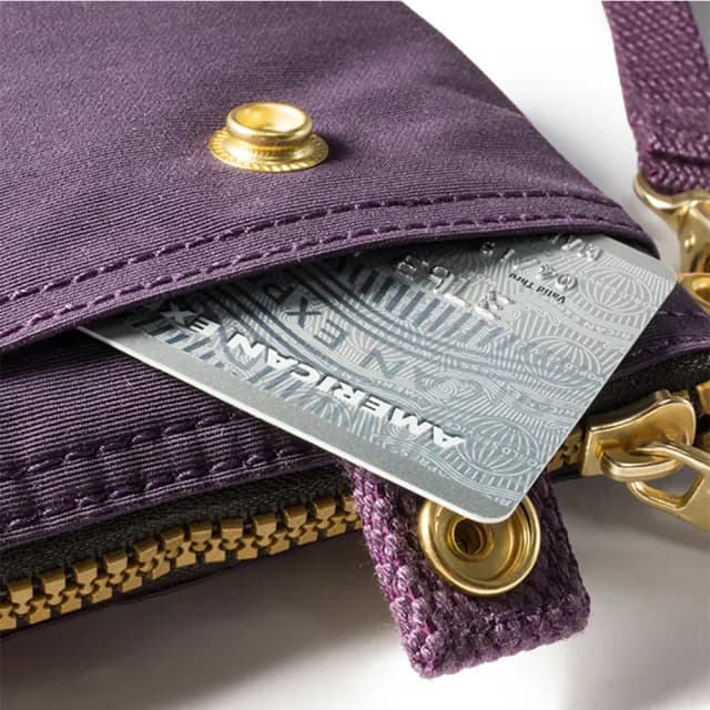 【satana】雙11限定★Soldier 實用拉鍊化妝包/零錢包(亮黑)