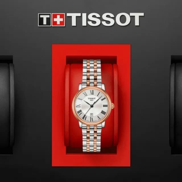 【TISSOT 天梭 官方授權】CARSON系列 簡約時尚腕錶 畢業禮物 送禮 推薦(T1222102203301)
